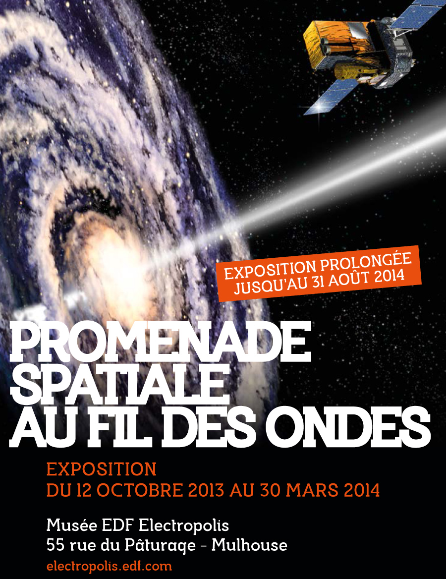 Promenade spatiale au fil des ondes, Musée EDF Électropolis, Mulhouse.